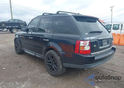 2008 Land Rover Range Rover Sport Hse из США, поврежденный, VIN SALSF25488A125650